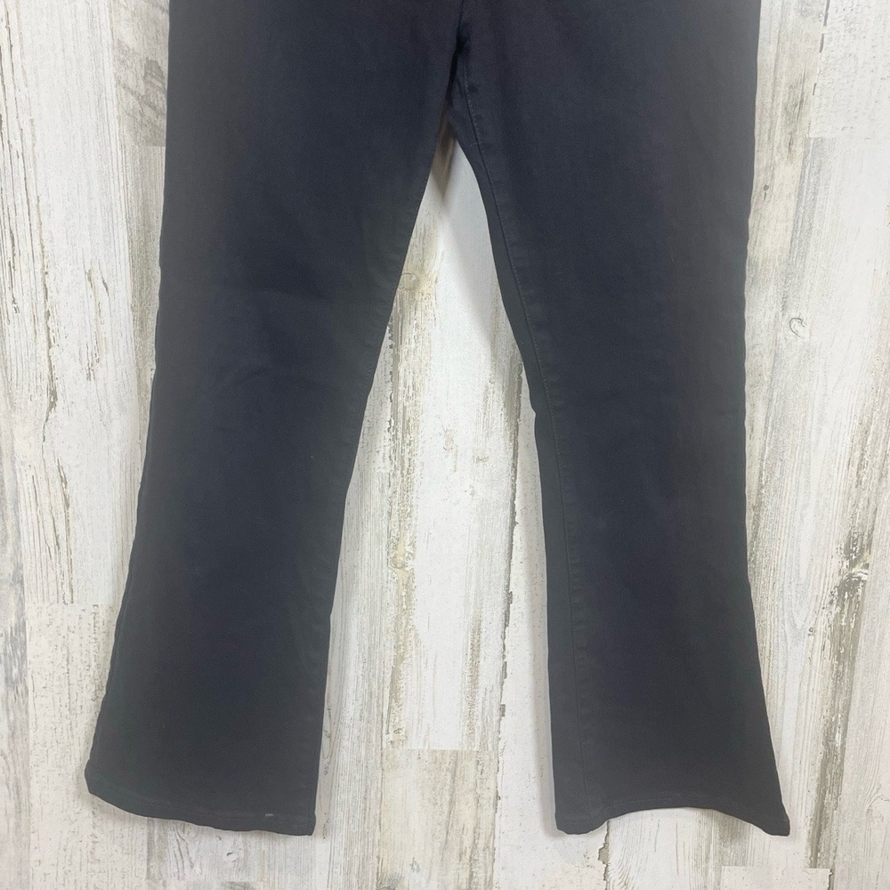 FRAME Jeans size 28 Le Crop Mini Boot Black‎ Bootcut Flare Premium Denim Stretch - Picture 3 of 8